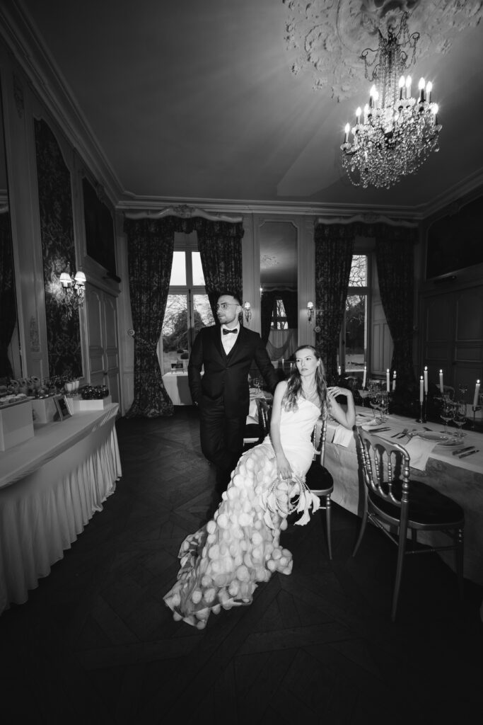 François et Coline lors de leur mariage au Château de Goulaine