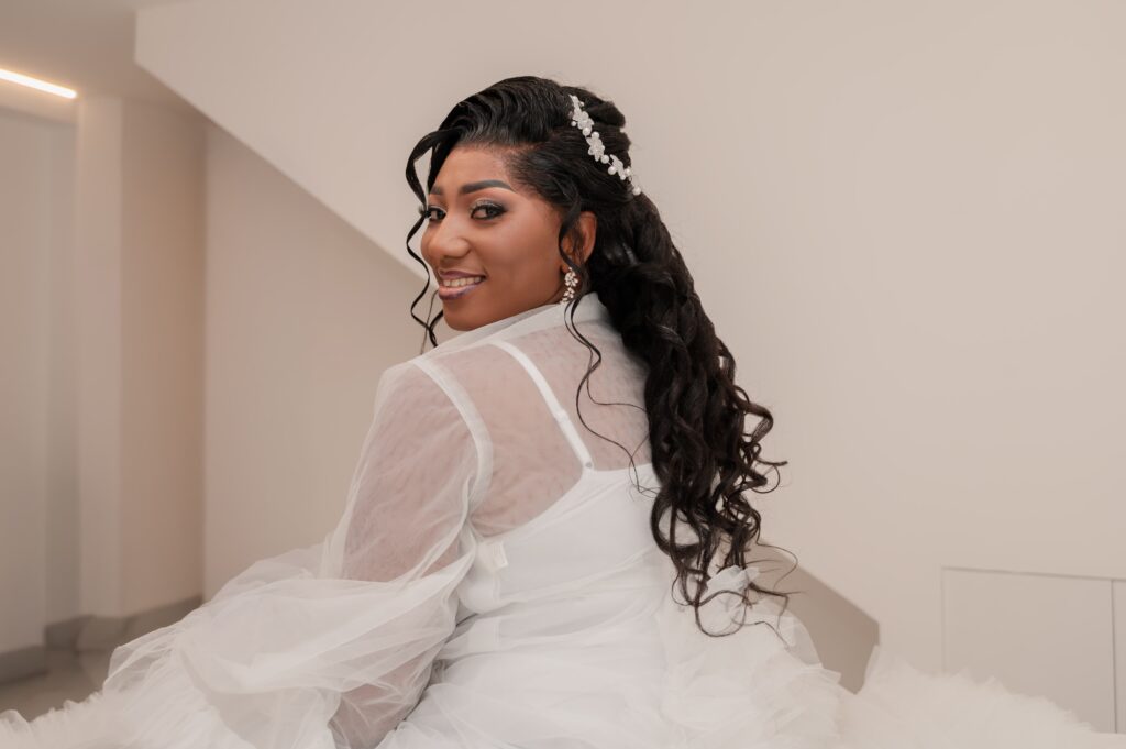 Naomie lors de ses préparatifs de mariage en Italie